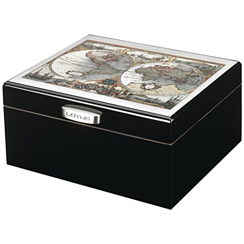 Algopix Similar Product 8 - Quest Products World Map Cigar Humidor