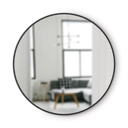 Algopix Similar Product 17 - Umbra Hub Round Wall Mirror with Rubber
