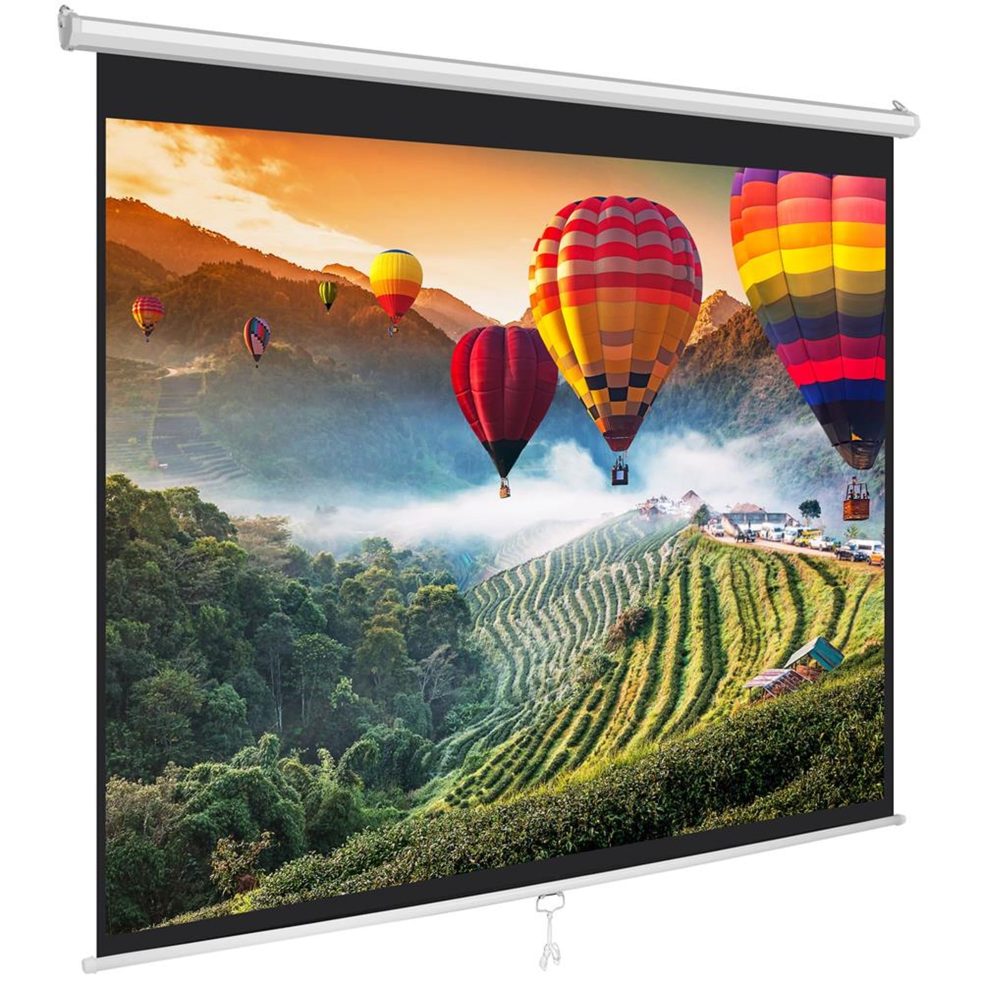Algopix Similar Product 5 - Pyle Manual PullDown Projector Screen