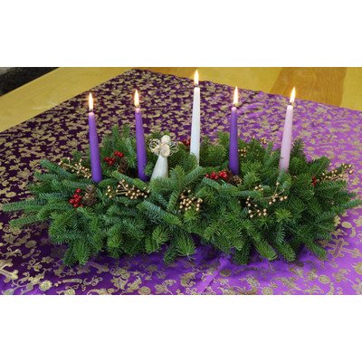 Algopix Similar Product 1 - Faith Christmas Grace Advent 5 Candle