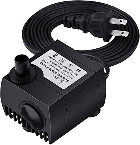 Algopix Similar Product 1 - Homasy 80 GPH 300LH 4W Submersible