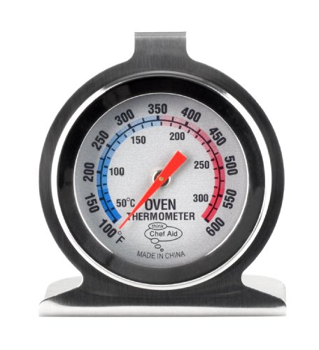 Algopix Similar Product 12 - Chef Aid 10e00056 Metal Oven Thermometer