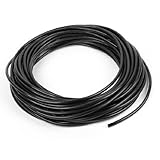 Algopix Similar Product 10 - uxcell Black 6mm OD 4mm ID 20 Meter