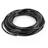 Algopix Similar Product 3 - uxcell Black 8mm OD 5mm ID 20 Meter
