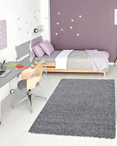 Algopix Similar Product 11 - Ottomanson Collection Solid Shag Rug