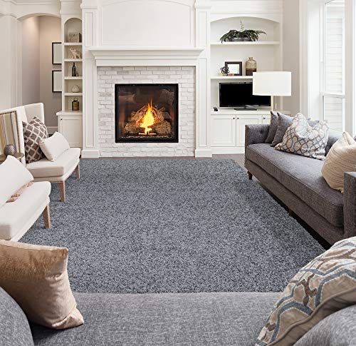 Algopix Similar Product 12 - Ottomanson Collection Solid Shag Rug