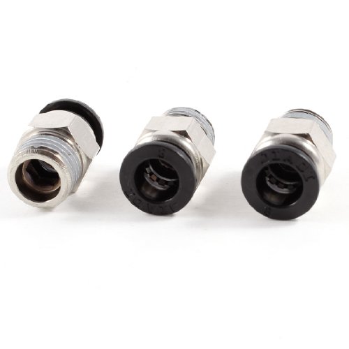 Algopix Similar Product 10 - 3 Pcs 14 PT Male Thread 8mm Push in