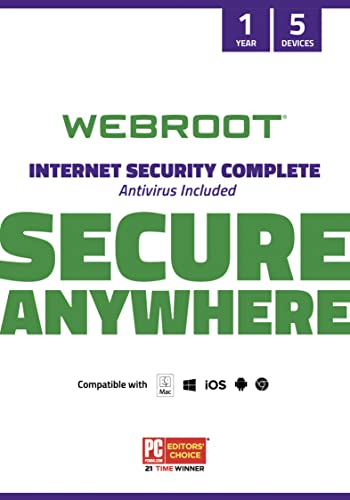Algopix Similar Product 6 - Webroot Internet Security Complete 