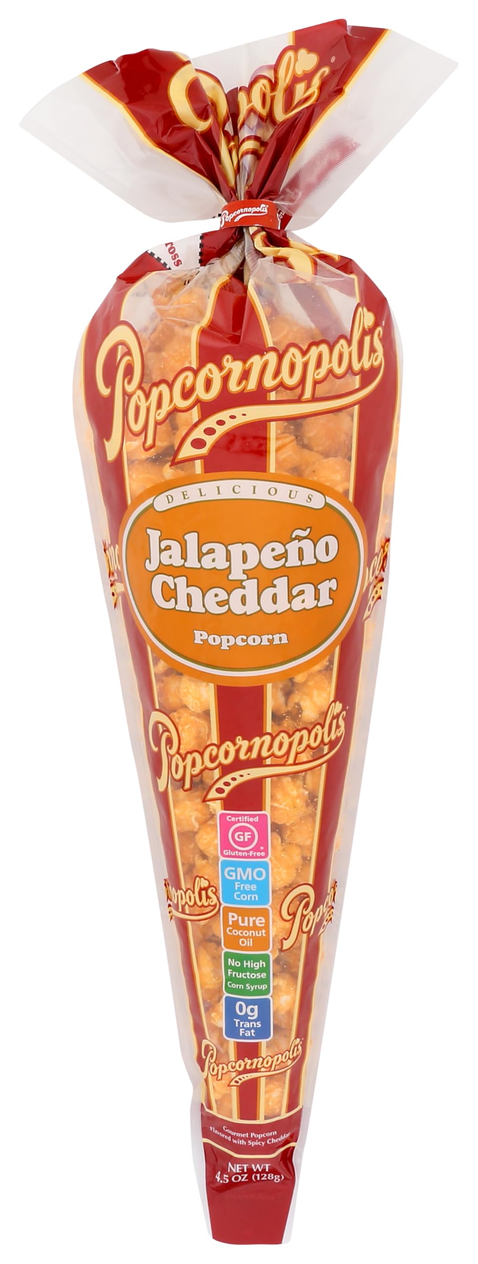 Algopix Similar Product 12 - Popcornopolis Jalapeño Cheddar Popcorn