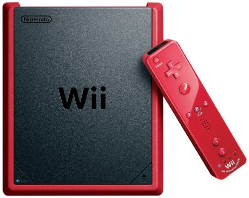 Algopix Similar Product 2 - Wii Mini with Mario Kart Wii Game - Red