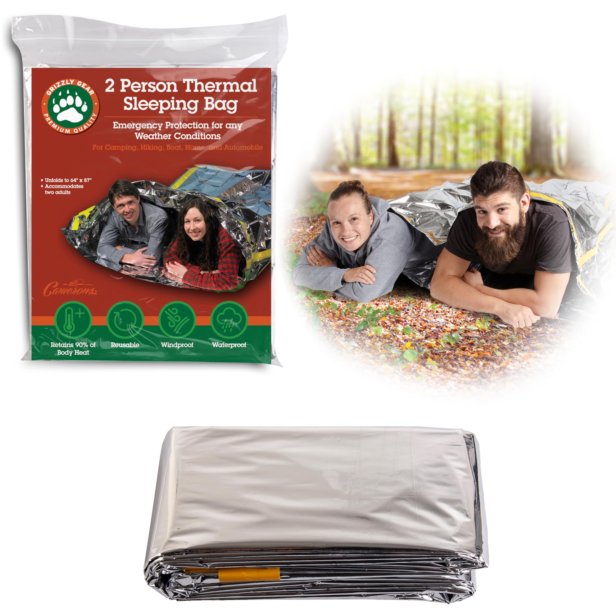 Algopix Similar Product 16 - Emergency Thermal Mylar 2 Person