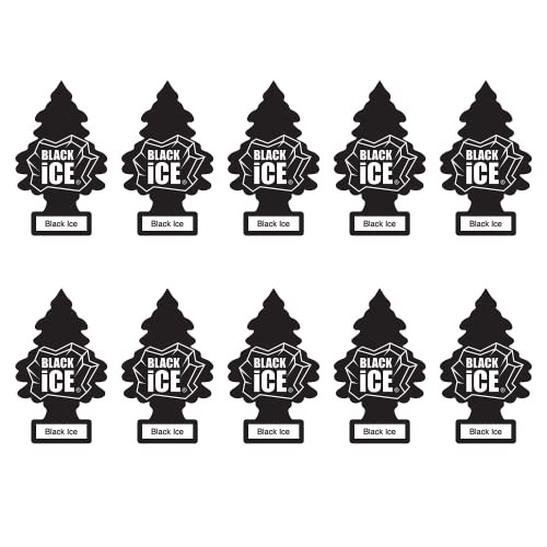 Algopix Similar Product 2 - Little Trees Car Freshener Black Ice