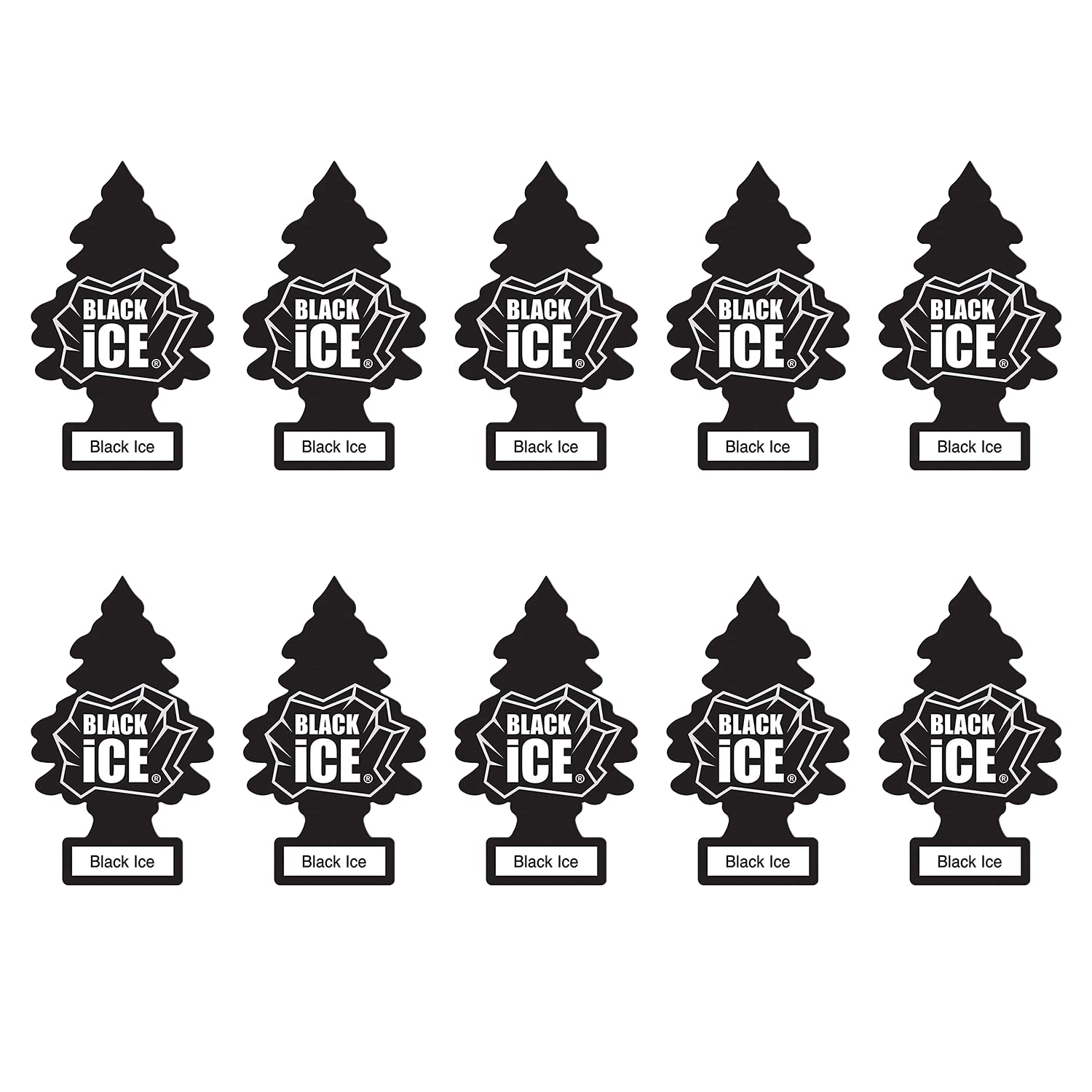 Algopix Similar Product 5 - Little Trees Car Freshener Black Ice