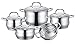 Algopix Similar Product 9 - Concord 9 Piece Stainless Steel 5Ply