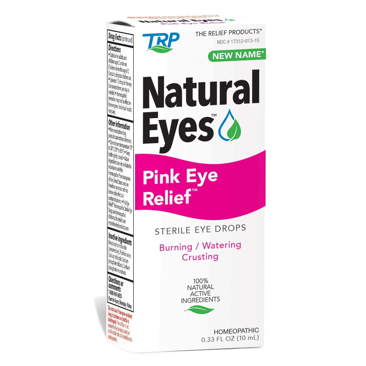 Algopix Similar Product 15 - Natural Eyes Pink Eye Relief 033 FL