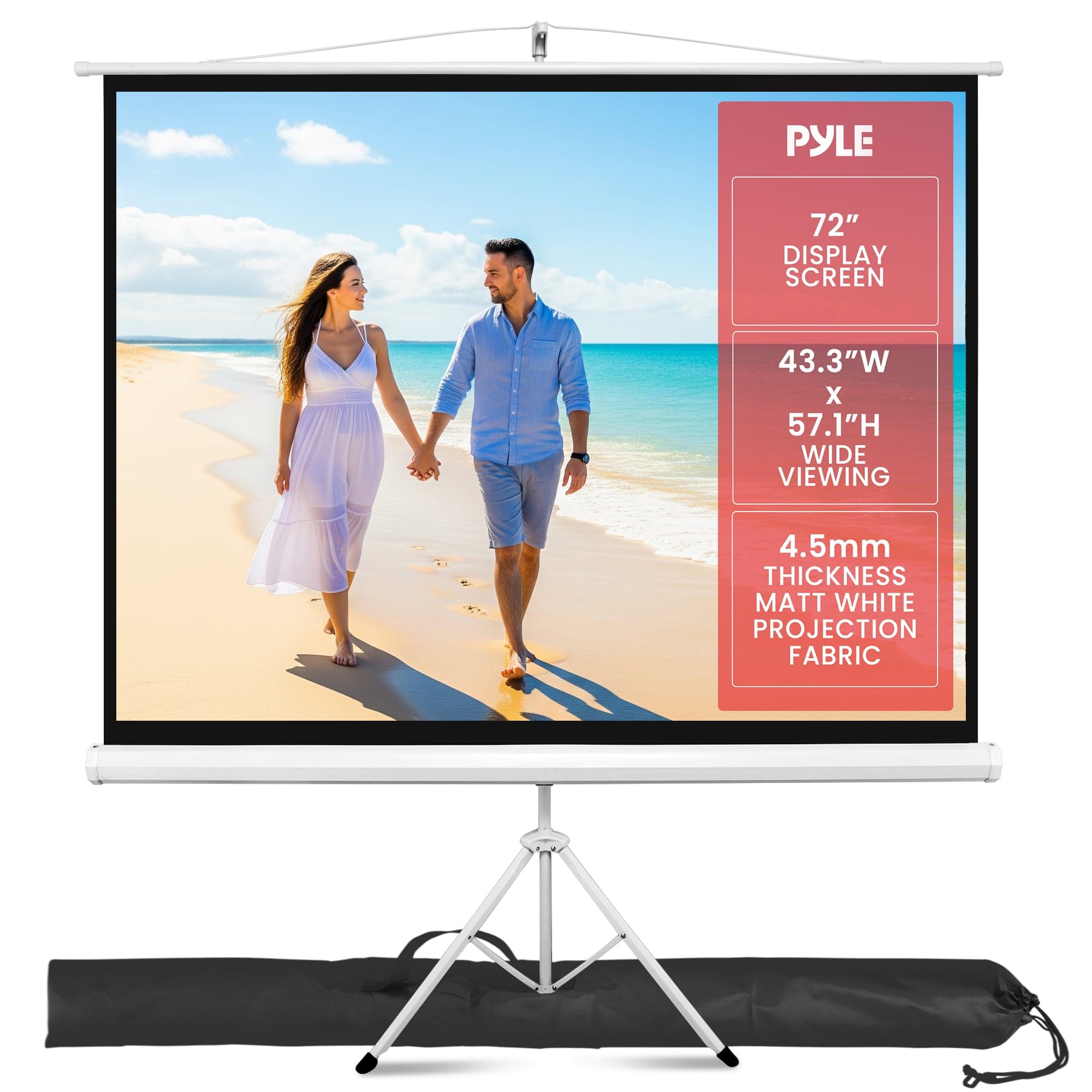 Algopix Similar Product 12 - Pyle 72 Inch Outdoor Projector Screen