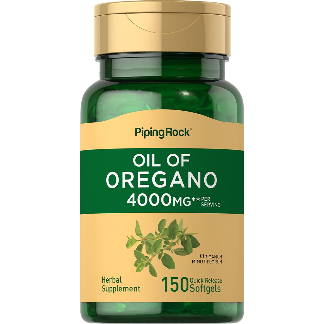 Algopix Similar Product 18 - Piping Rock Oregano Oil Capsules 4000mg