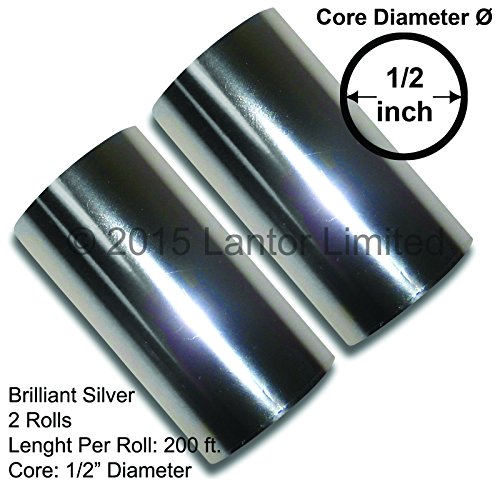 Algopix Similar Product 11 - Set of 2 Hot Foil Stamp Rolls 400 Ft 2