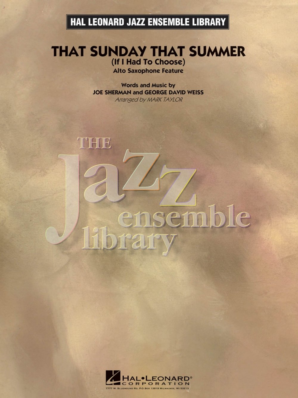Algopix Similar Product 10 - Hal Leonard That Sunday That Summer If