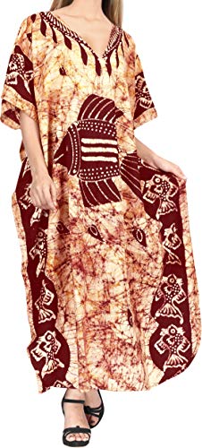 Algopix Similar Product 20 - LA LEELA Womens Kaftan Night Evening