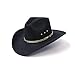 Algopix Similar Product 14 - Western Express Felt Finish Cowboy Hat