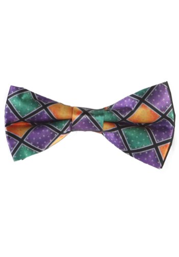 Algopix Similar Product 12 - FunCostumes Mardi Gras Bow Tie Standard