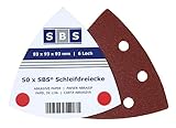 Algopix Similar Product 3 - SBS  Triangular Sanding Discs with