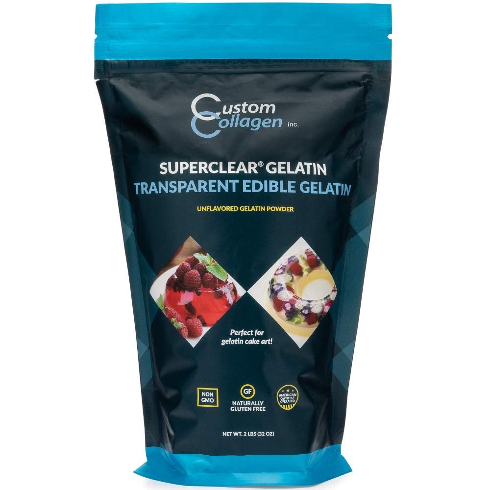 Algopix Similar Product 13 - SuperClear Gelatin Powder Grenetine 
