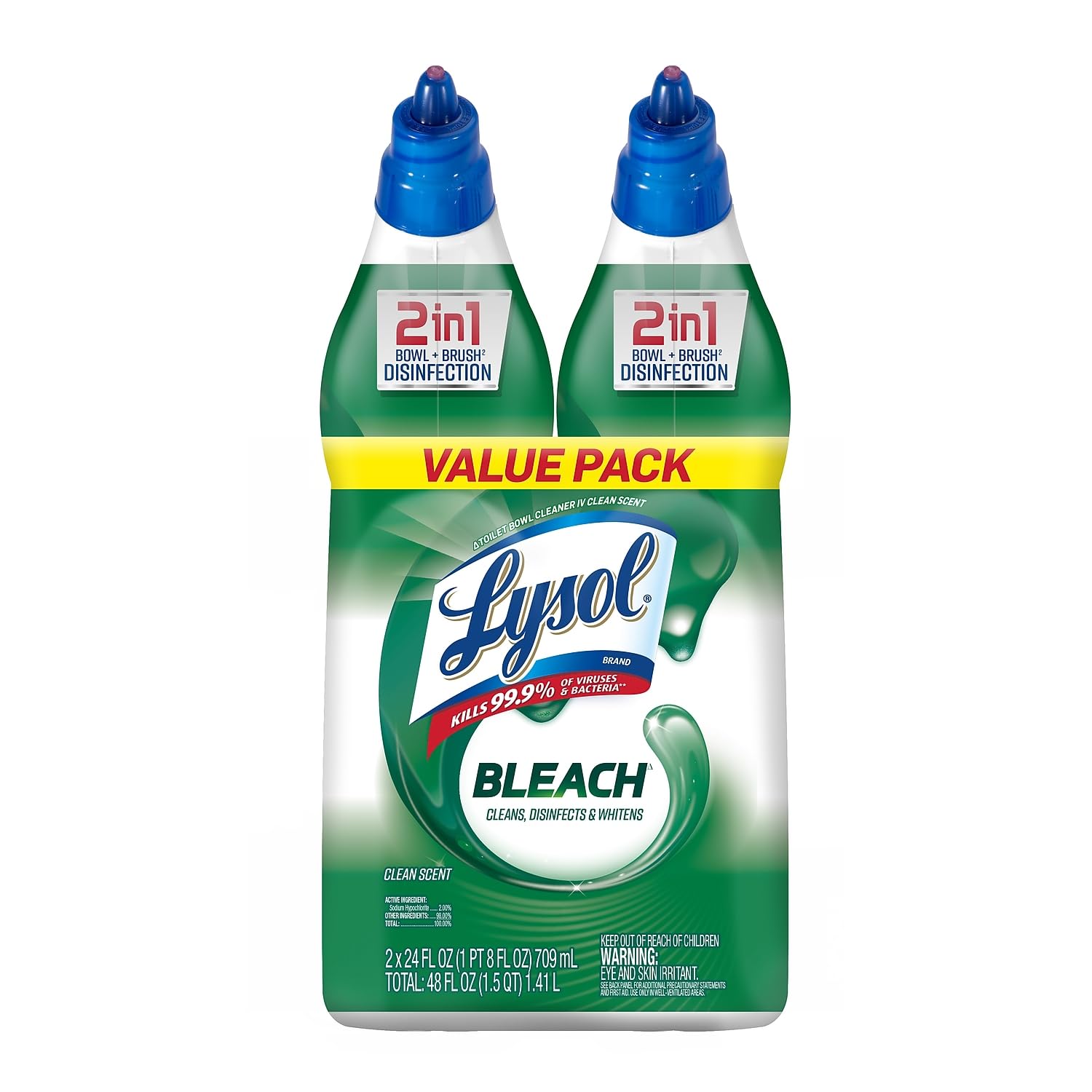 Algopix Similar Product 1 - Lysol Complete Clean Toilet Bowl