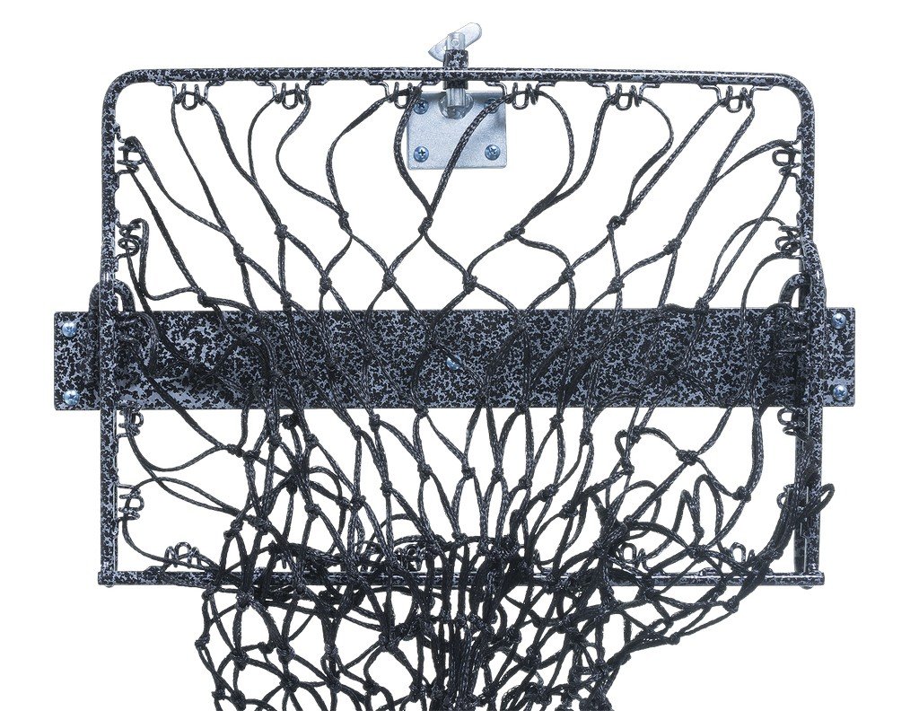 Algopix Similar Product 14 - Hay Hoops Wall Hay Feeder with Net Black