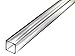 Algopix Similar Product 2 - 72 Long Acrylic Rigid Square Tube