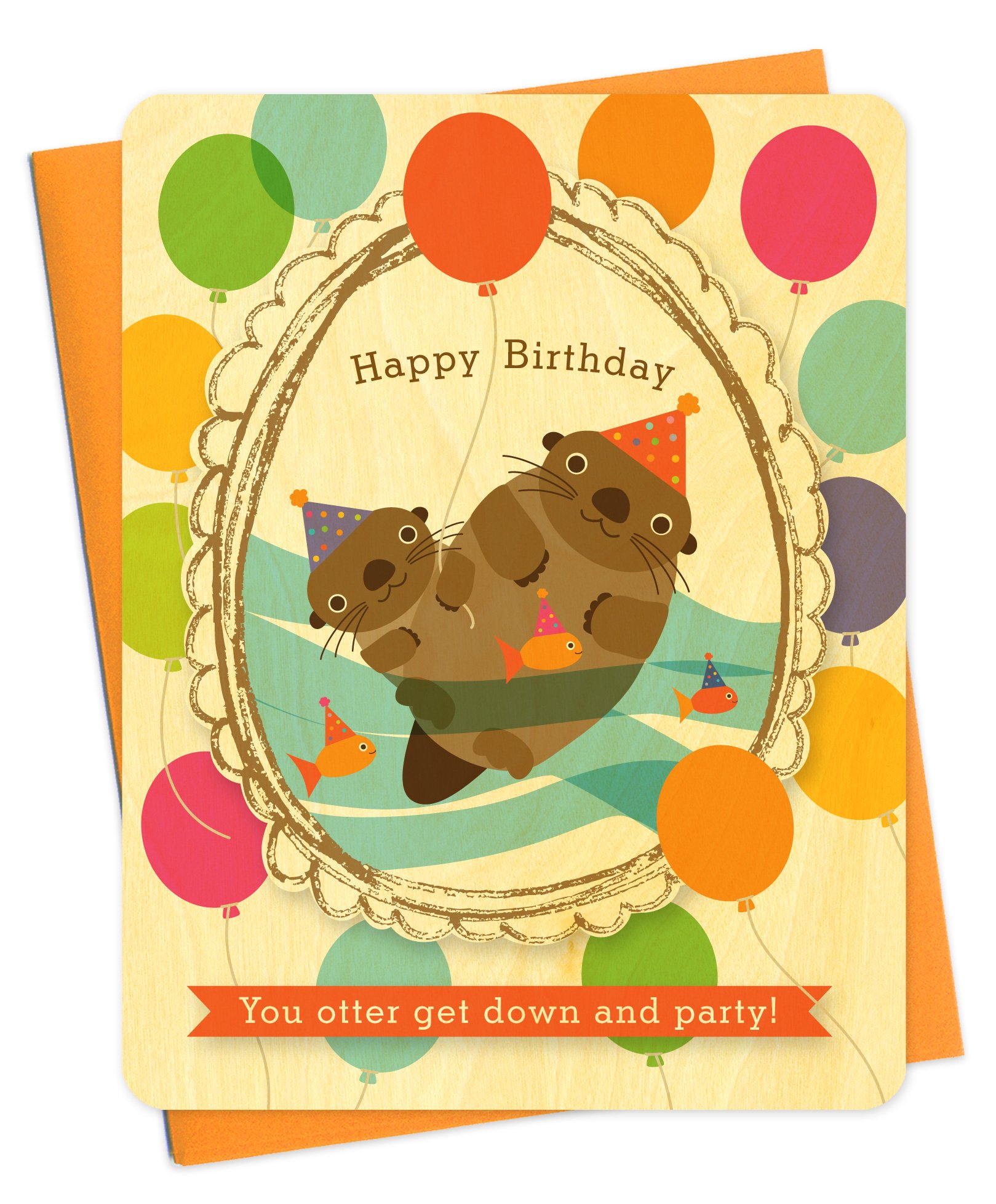 Algopix Similar Product 11 - Night Owl Paper Goods Otter Portrait