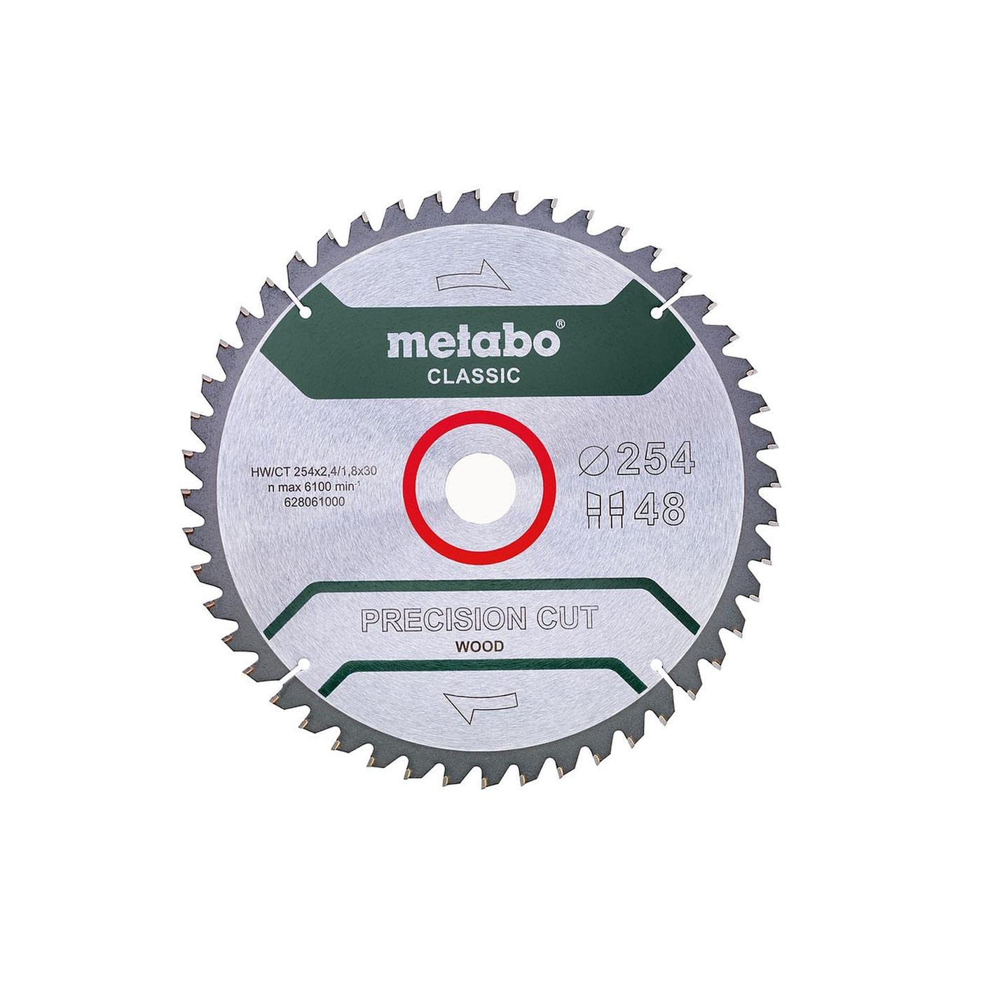 Algopix Similar Product 18 - Metabo 628061000 HWCT 254X30 48 WZ 5