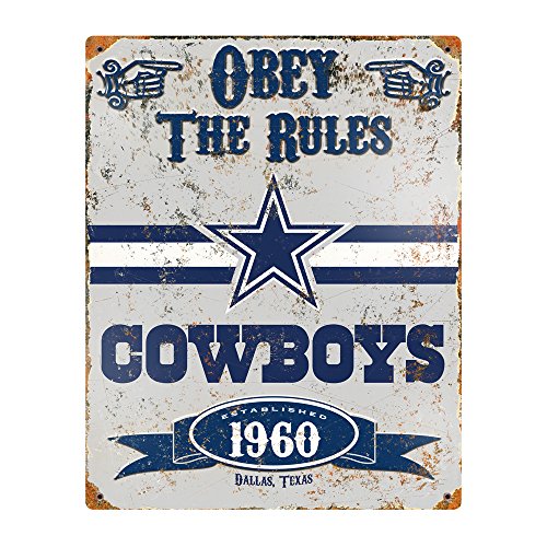Algopix Similar Product 5 - Party Animal NFL Embossed Metal Vintage