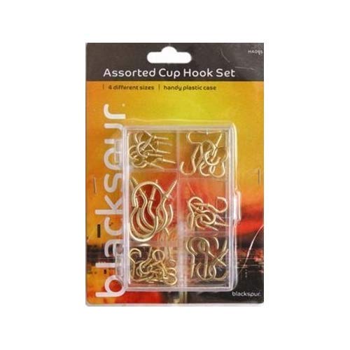 Algopix Similar Product 7 - Blackspur BB-HA095 Assorted Cup Hook Set