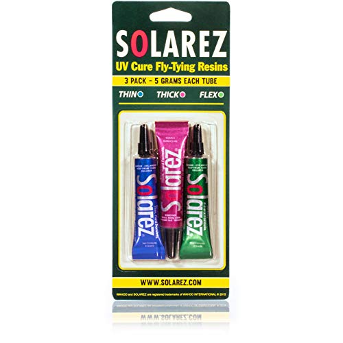Algopix Similar Product 2 - SOLAREZ Fly Tie UV Cure Resin  3 Pack