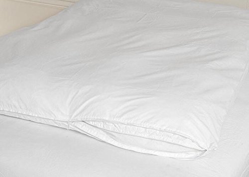 Algopix Similar Product 2 - Cotton Zippered Feather Bed Cover
