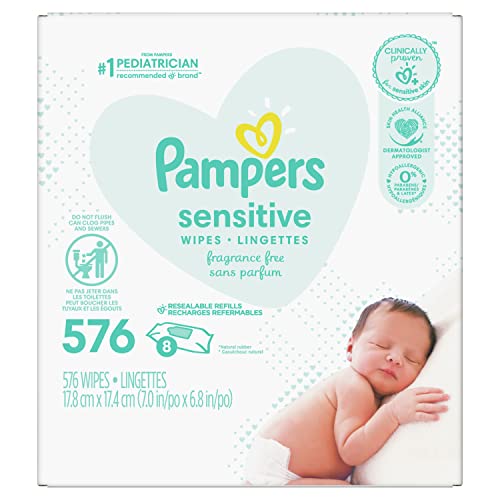 Algopix Similar Product 19 - Pampers Baby Wipes Refills 576 count 