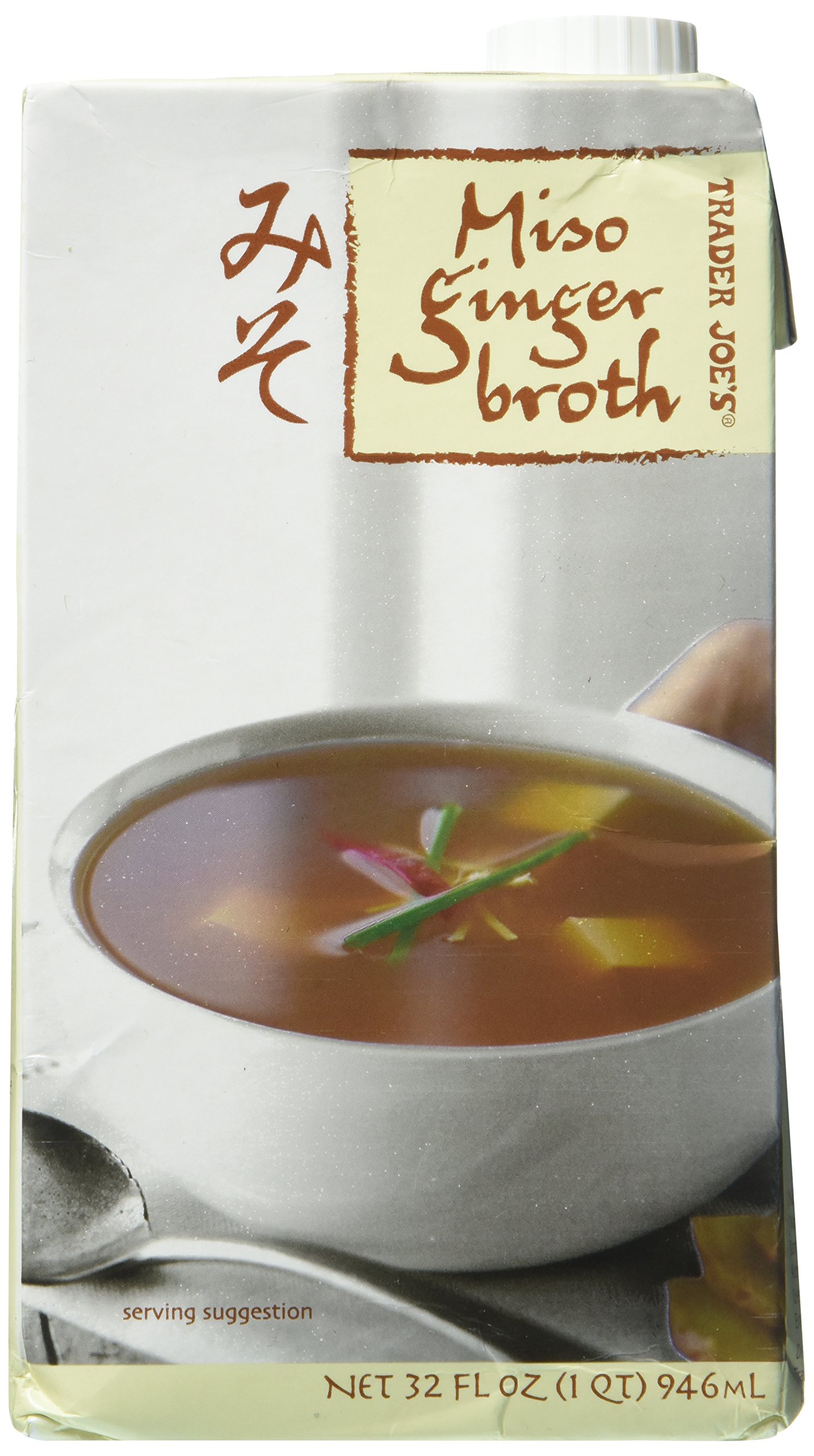 Algopix Similar Product 2 - Trader Joe's Miso Ginger Broth 32 OZ