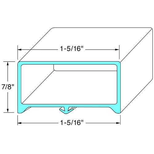 Algopix Similar Product 20 - Crescor 0861256K Gasket Door Magnetic