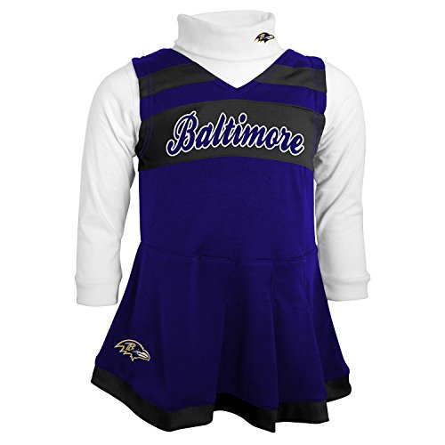 Algopix Similar Product 18 - NFL Baltimore Ravens Girls Cheer Jumper