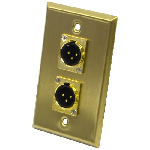 Algopix Similar Product 17 - Seismic Audio SAPLATE18 Gold Stainless