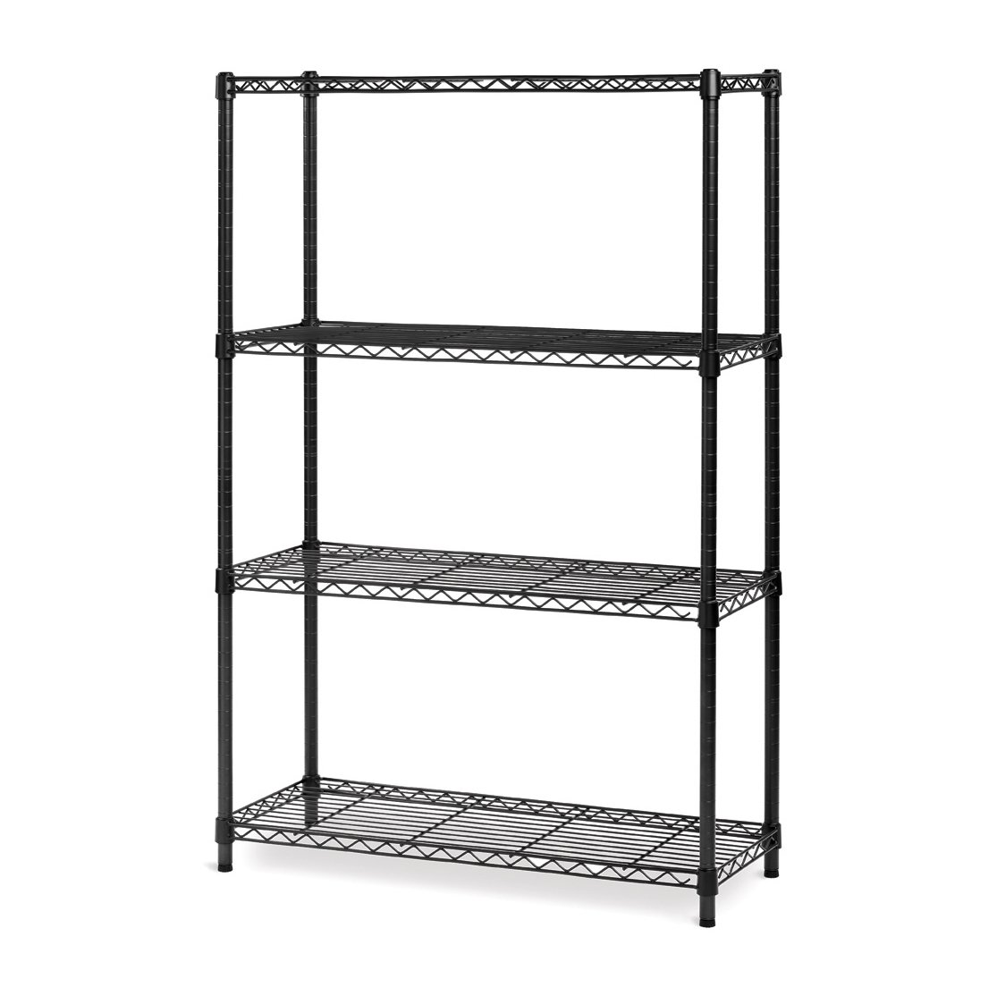 Algopix Similar Product 18 - Seville Classics 4Tier Black Epoxy NSF