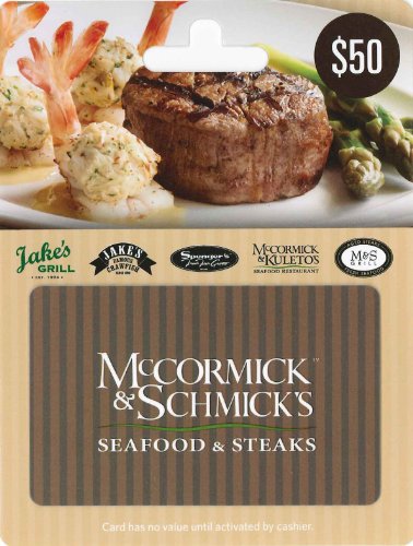 Algopix Similar Product 13 - McCormick & Schmick's $50