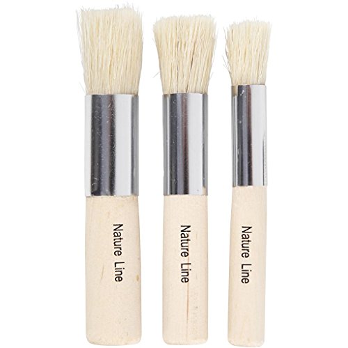 Algopix Similar Product 16 - Stencil brushes, D: 11+14+17 mm, 3 asstd