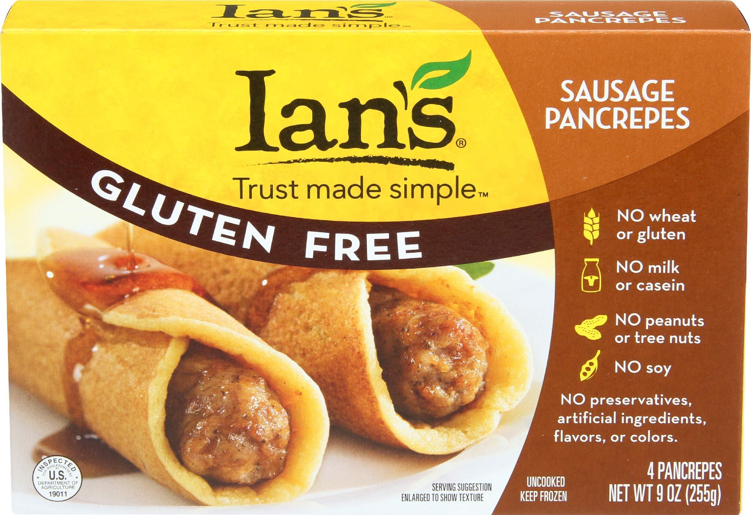 Algopix Similar Product 17 - IANS NATURAL FOODS Sausage Pancrepes 9