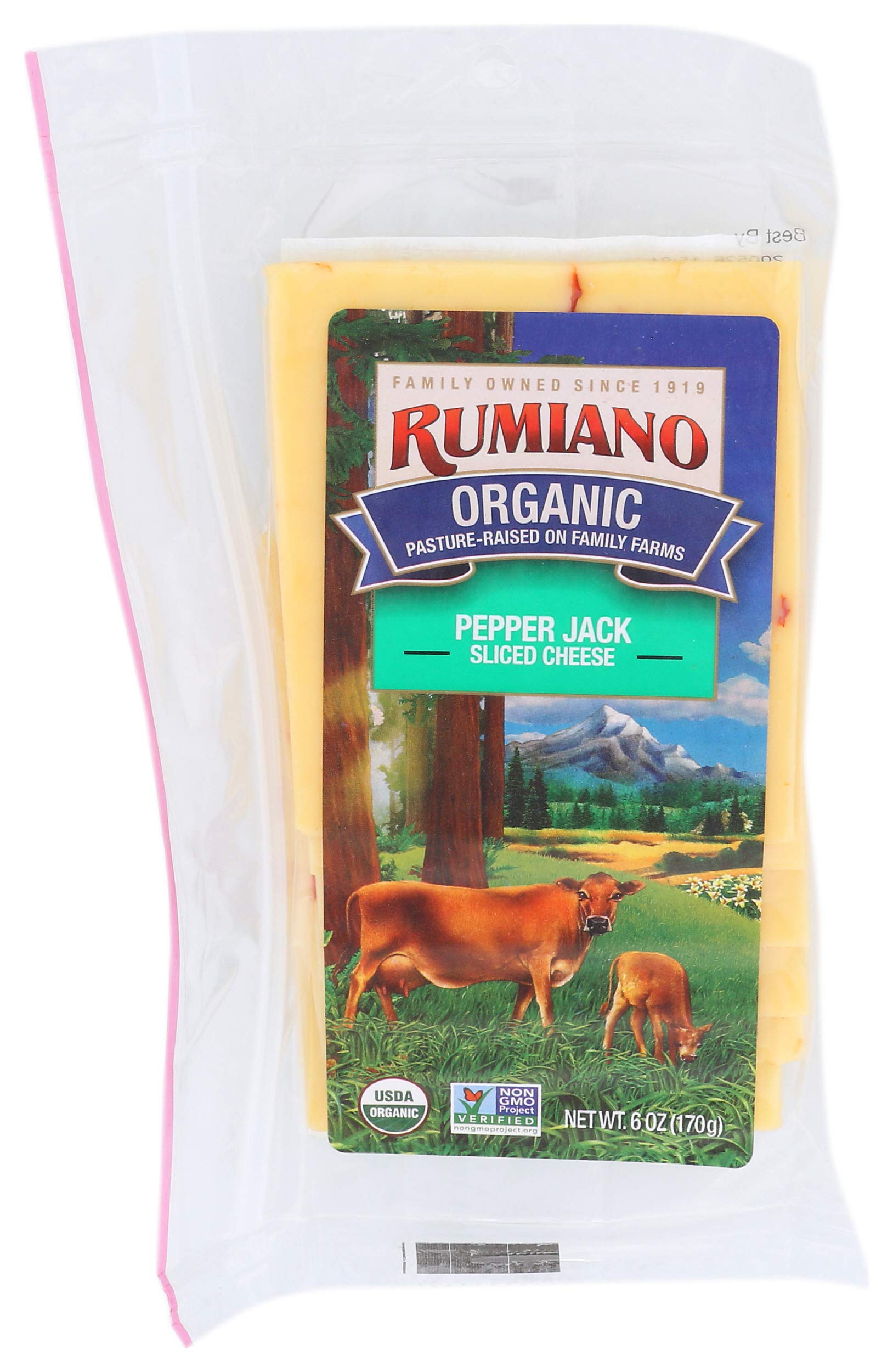 Algopix Similar Product 1 - Rumiano Organic Pepper Jack Cheese