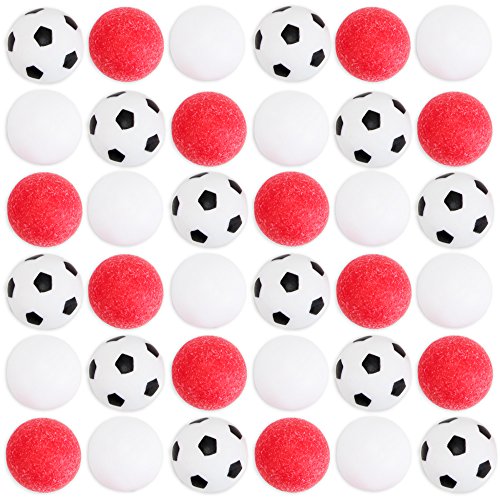 Algopix Similar Product 1 - 12 Pack of Mixed Foosballs for