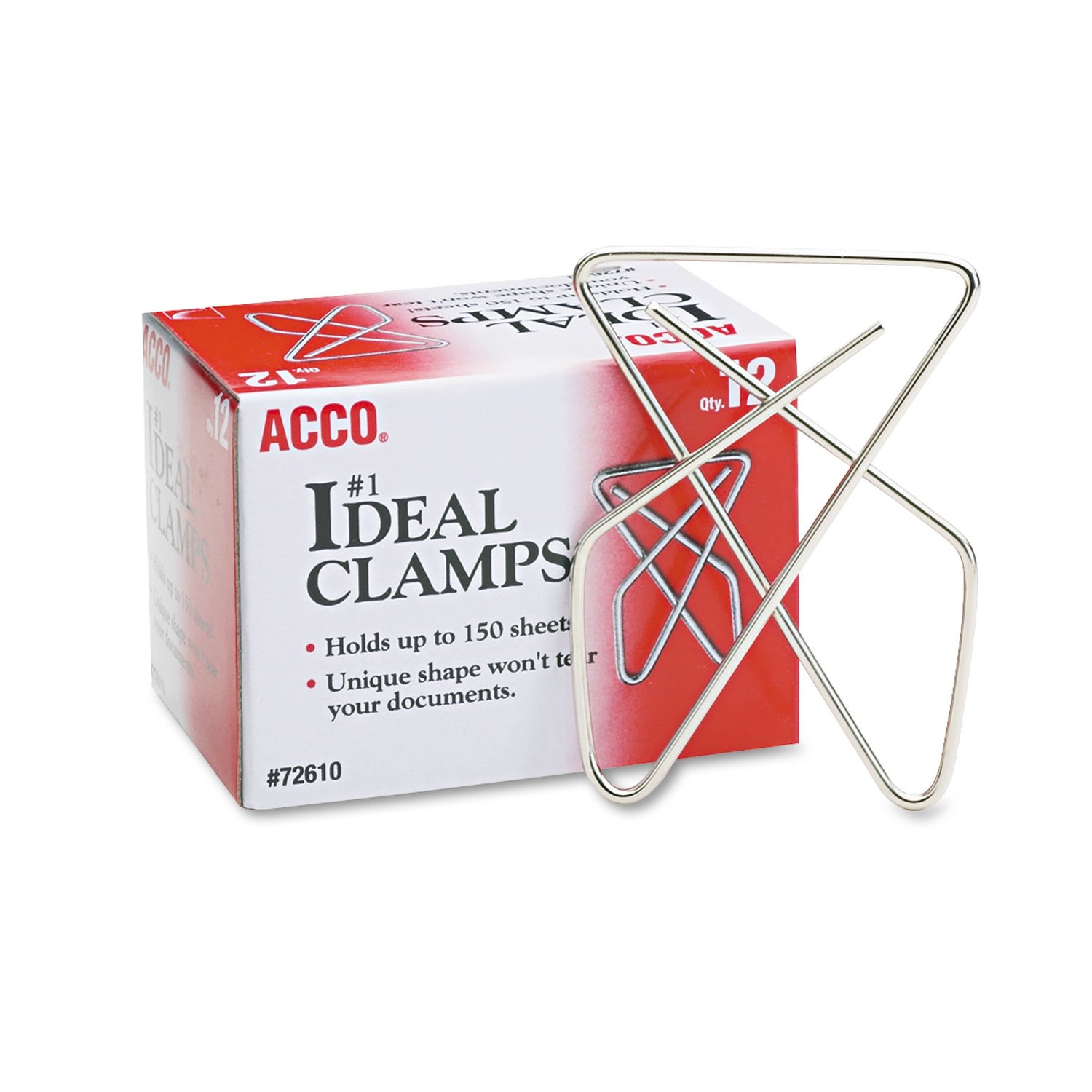 Algopix Similar Product 13 - Large Butterfly Clamp 12PK LARGE PAPER