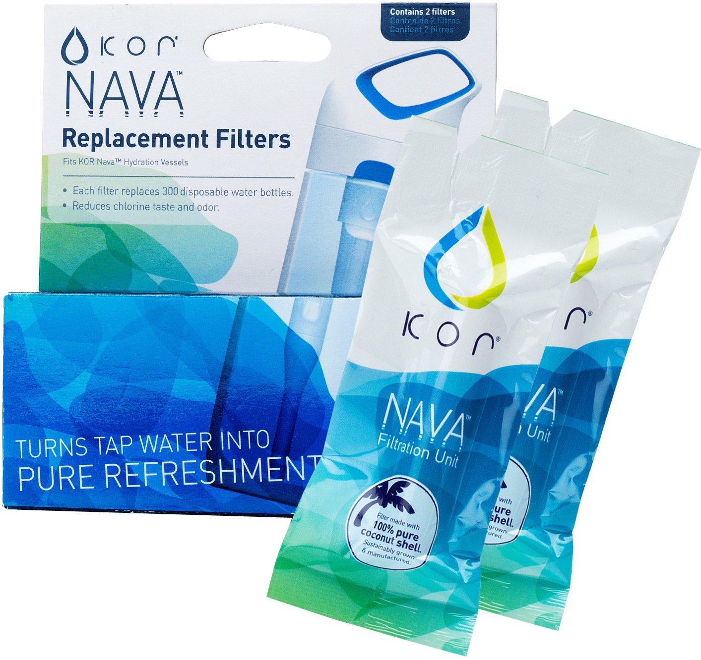 Algopix Similar Product 20 - KOR Nava Water Bottle Replacement